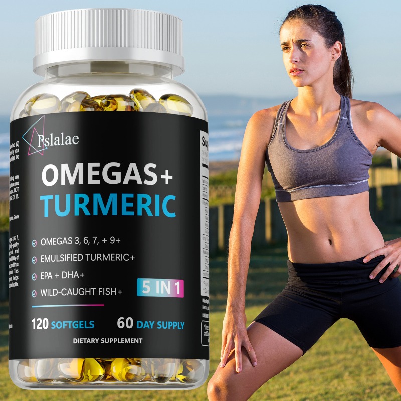 Turmeric Curcumin Capsule - Omegas+ Turmeric Capsules - Increase Cellular
