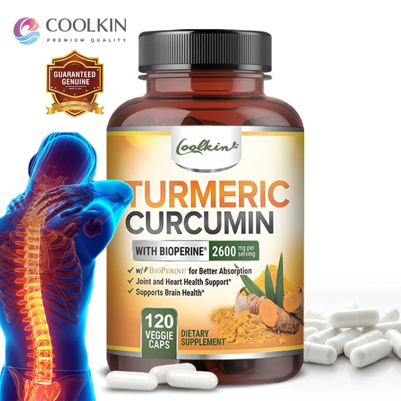 Turmeric Curcumin Capsule - Curcumin Supplement with Black Pepper 2600