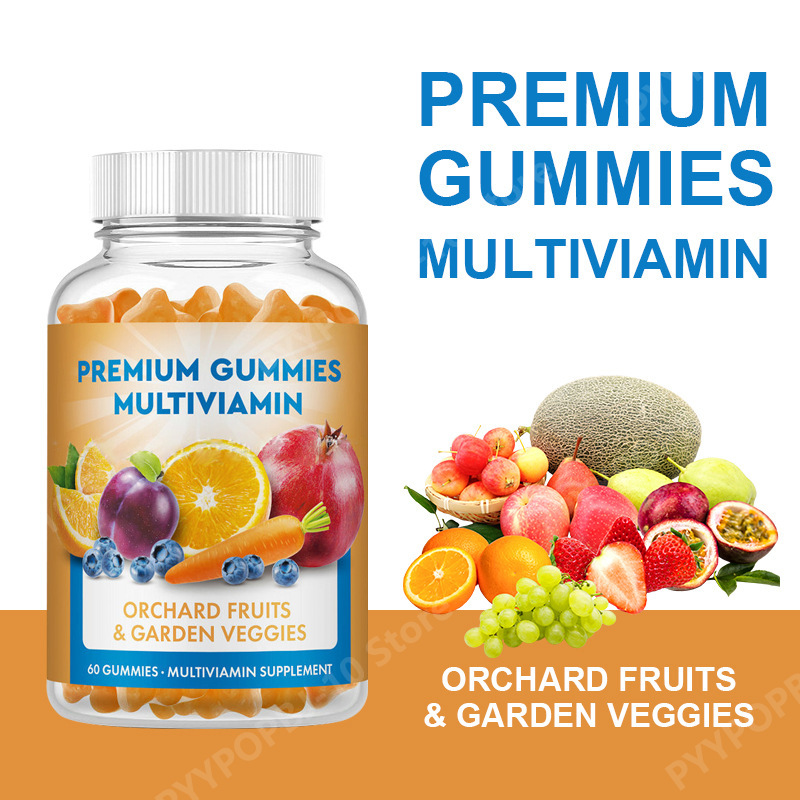 Multivitamin Gummy Adult - Daily Multivitamin Gummies 60 CT Natural
