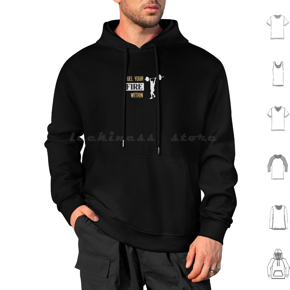 Fuel Fitness & Nutrition Oakbank Photos - Fuel Your Fire Within Hoodie Cotton