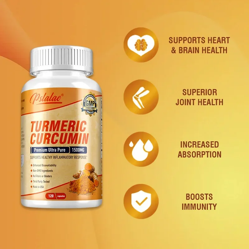 Turmeric Curcumin Capsule - Turmeric Curcumin - Antioxidant, Supports Heart