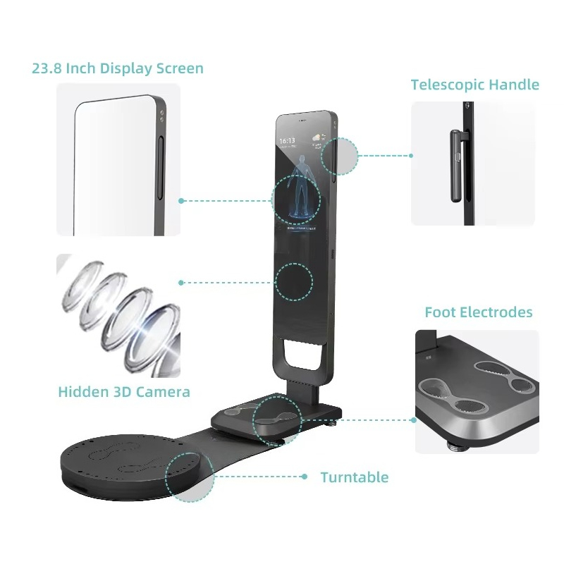 Nutrition In Fitness - Smart Fitness Mirror Body Scanner Nutrition