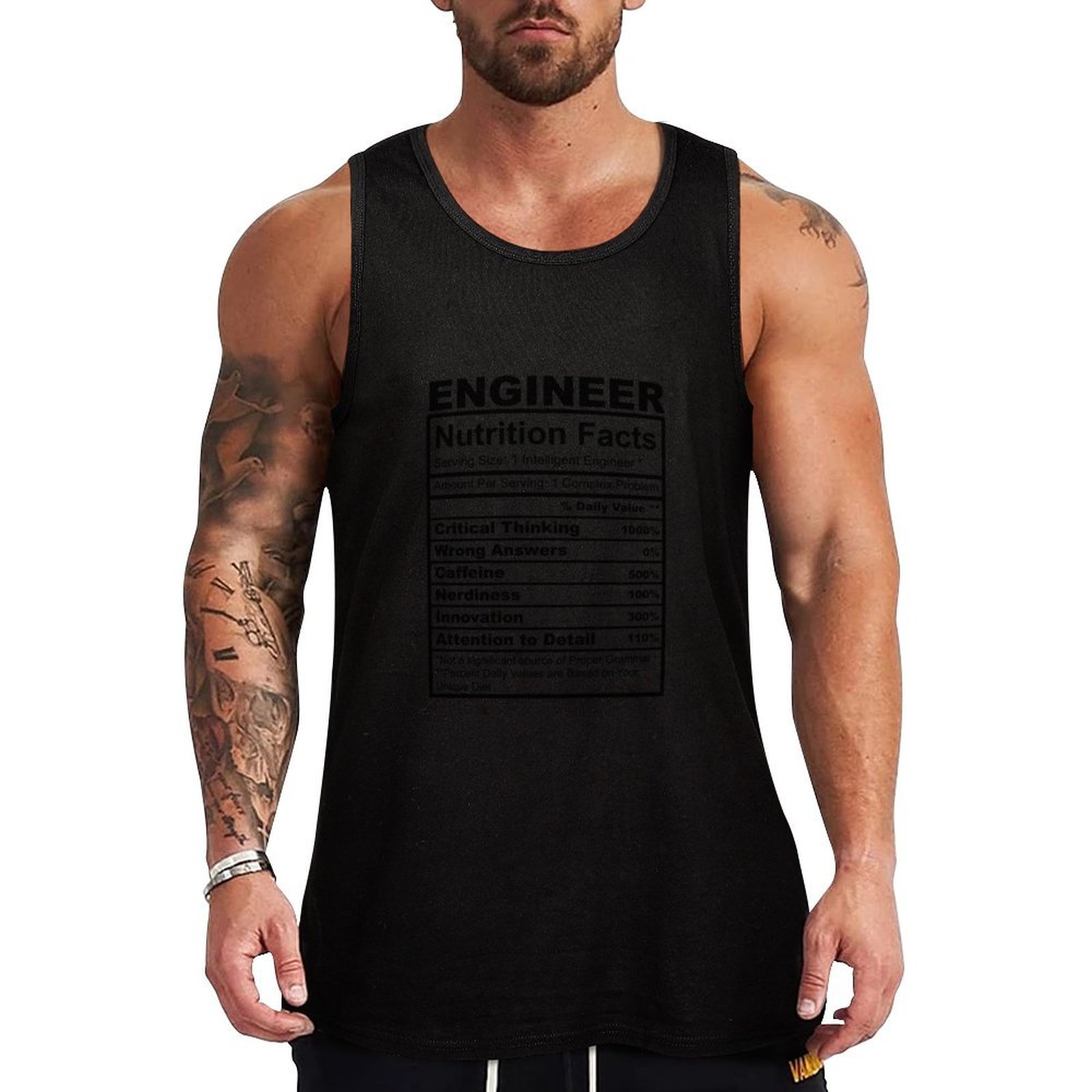 Nutrition In Fitness - Funny Engineer Gift Nutrition Fact Humor