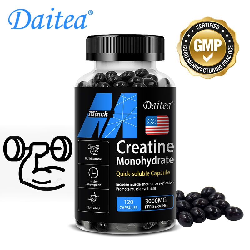 Whey Protein Isolate - Creatine Monohydrate Supplements - Pre/Post Workout,