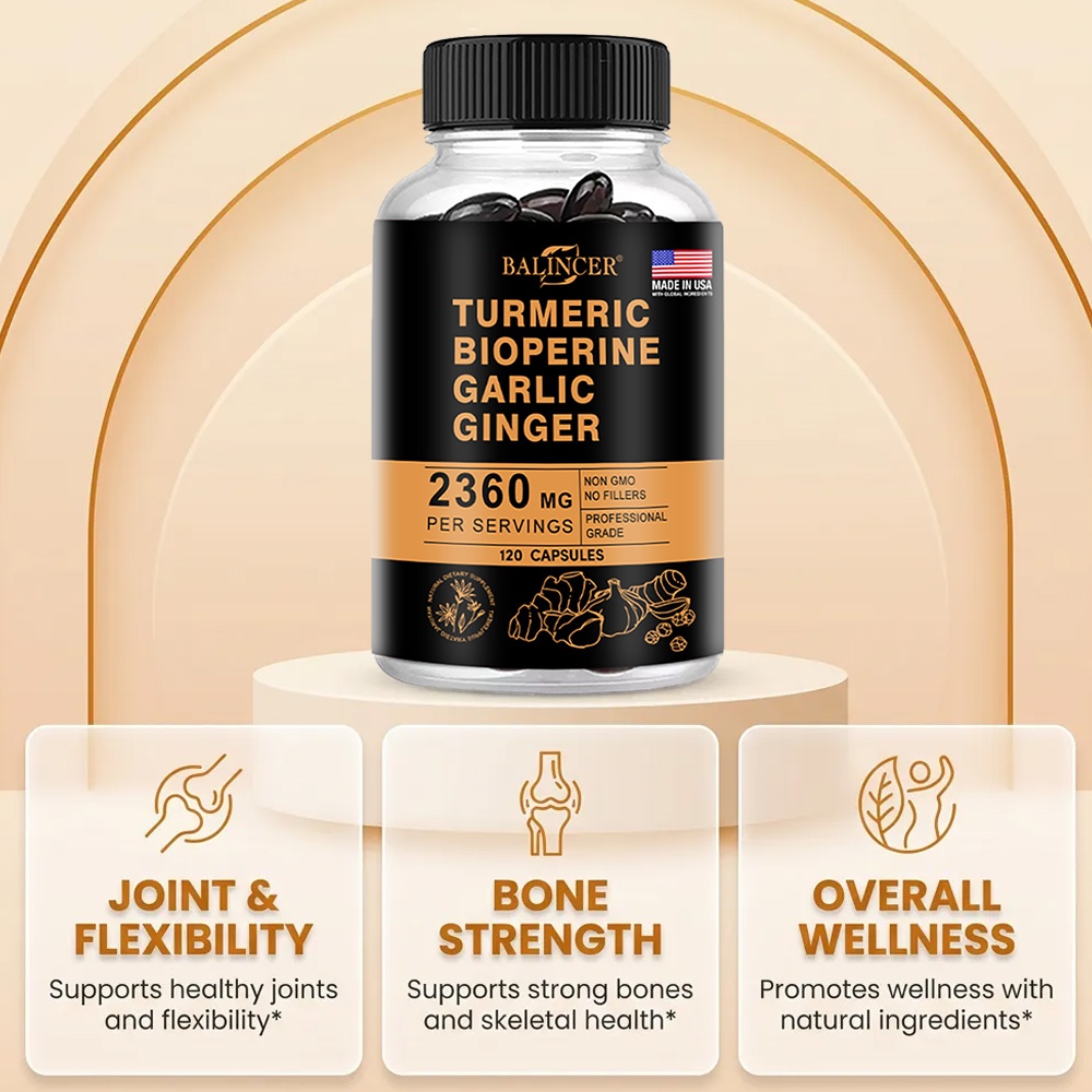 Turmeric Ginger Capsules 2360m - Turmeric Curcumin Capsule 评论和价格