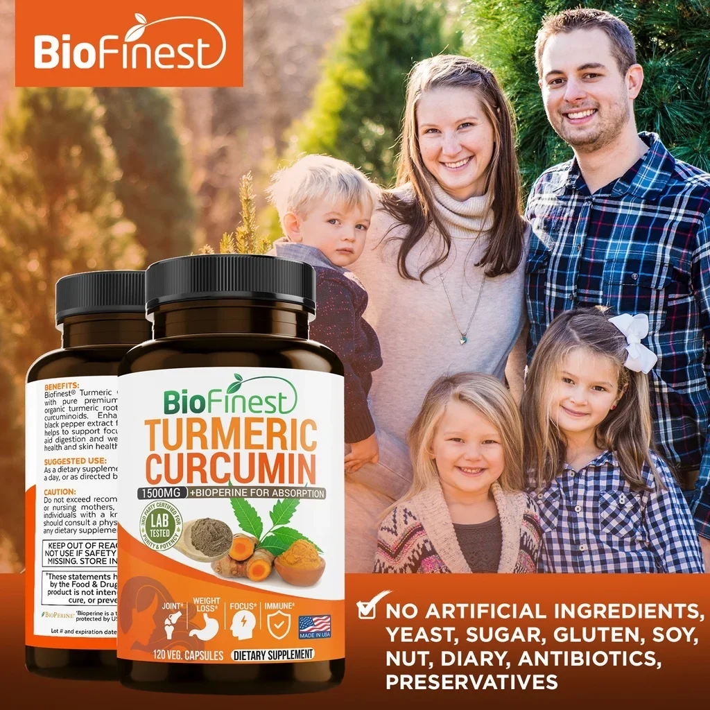 Biofinest Curcumin 1500 Mg 95% - Turmeric Curcumin Capsule 评论和价格
