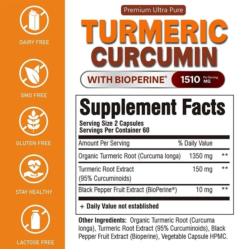 Turmeric Curcumin Capsules - P - Turmeric Curcumin Capsule 评论和价格