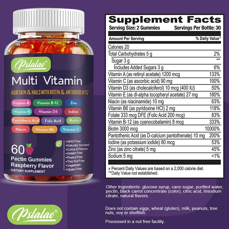 Multivitamin Gummies - with Vi - Multivitamin Gummy Adult 评论和价格