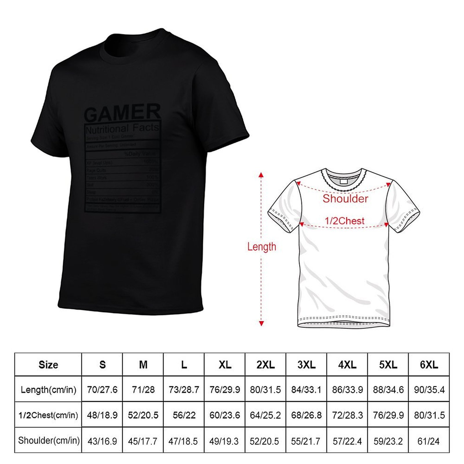 Gamer Nutritional Facts Chart  - Nutrition In Fitness 评论和价格