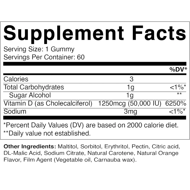 Vitamin Sugar Free Vitamin D3  - Multivitamin Gummy Adult 评论和价格