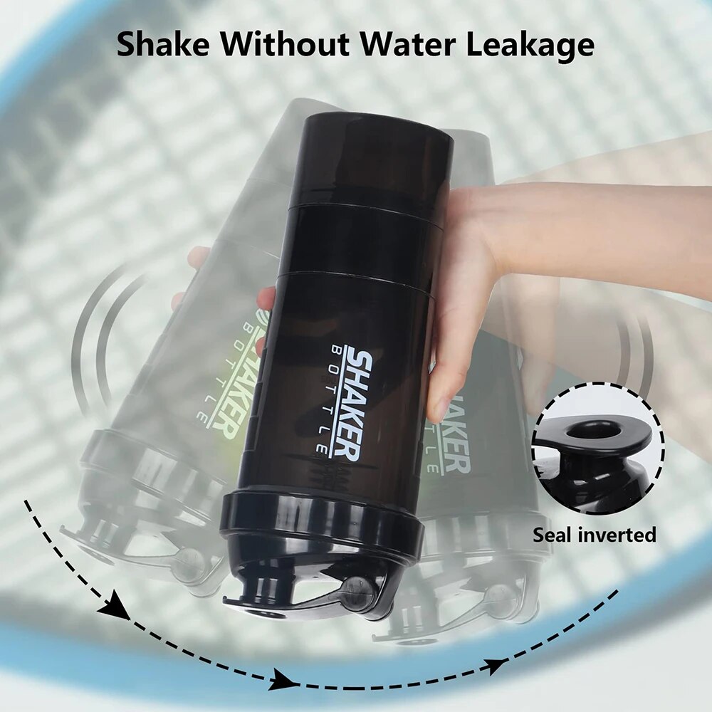 3 Layers Shaker Protein Bottle - Whey Protein Isolate 评论和价格