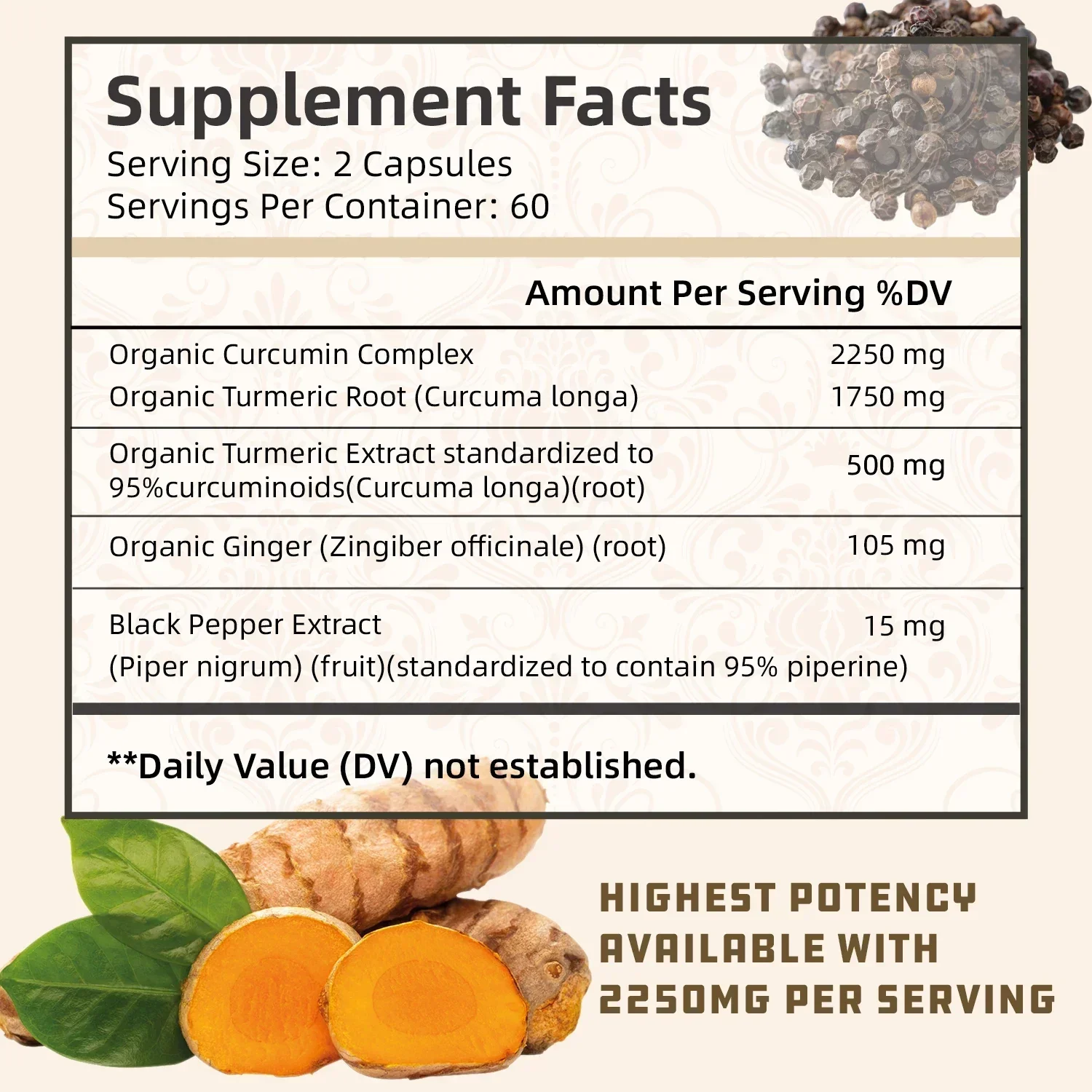 Turmeric Curcumin - with 95% C - Turmeric Curcumin Capsule 评论和价格