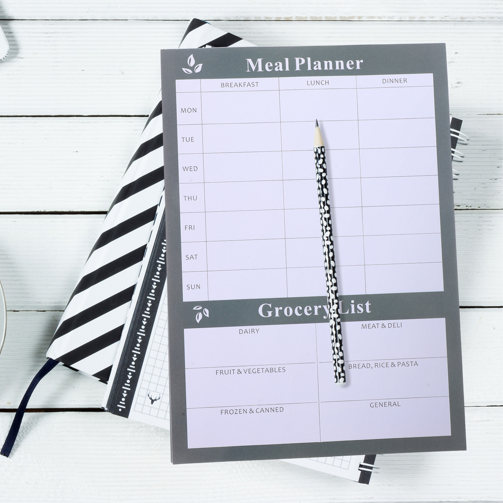 Weekly Menu Food Notebook Tear - Nutrition In Fitness 评论和价格