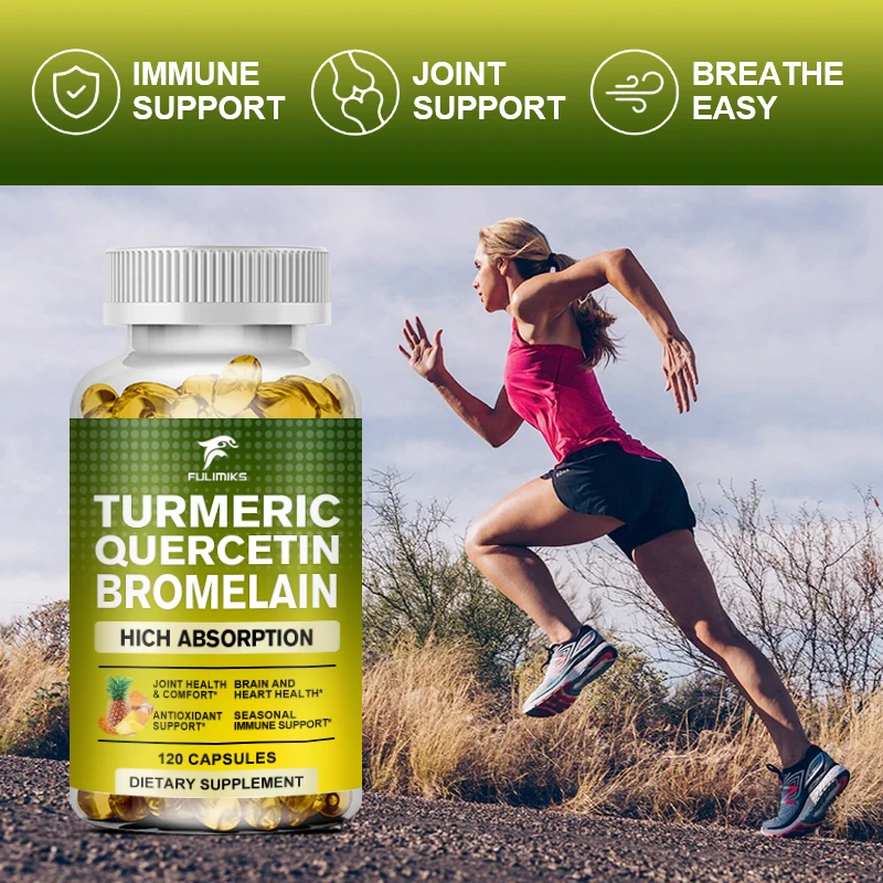 Turmeric Quercetin Bromelain C - Turmeric Curcumin Capsule 评论和价格