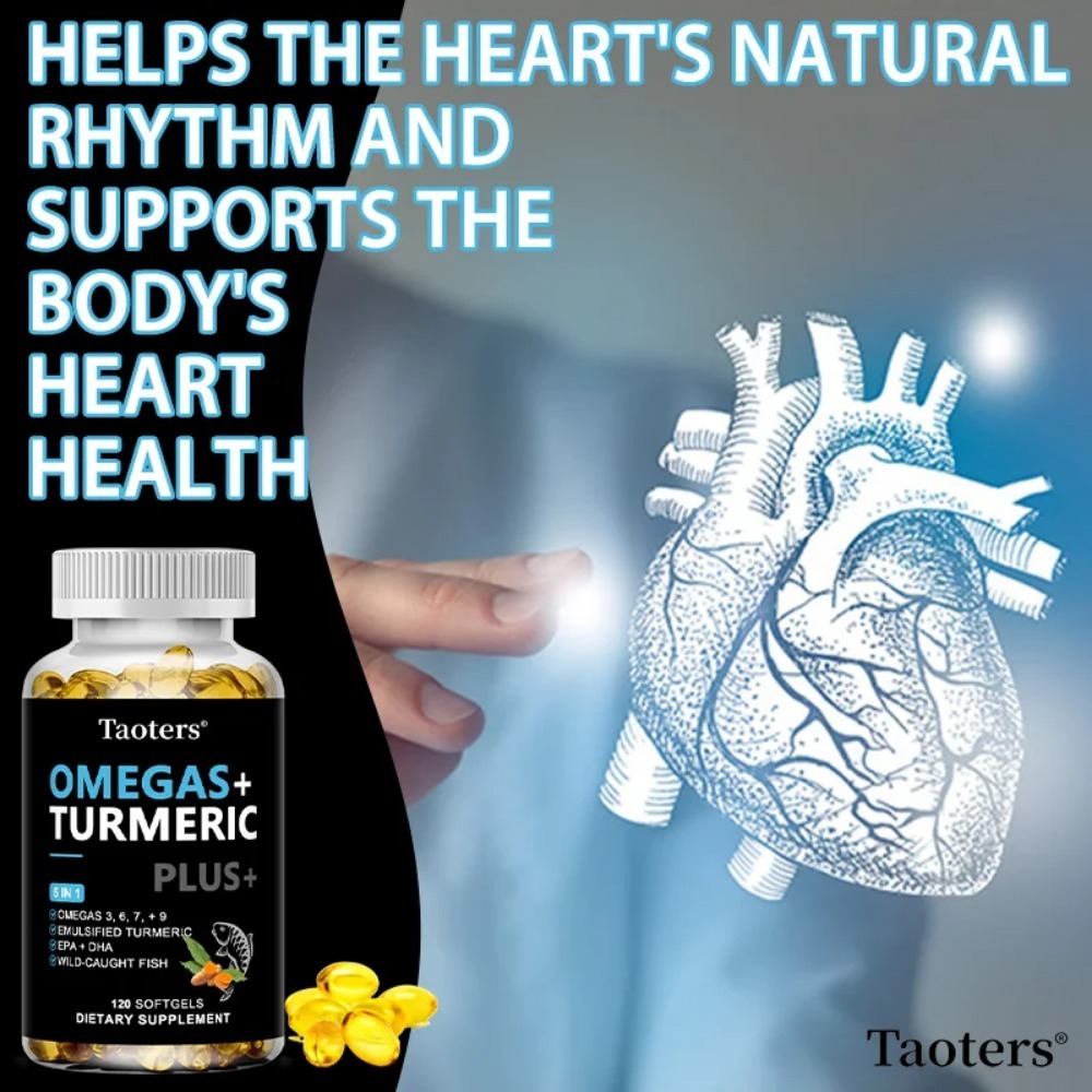 Omega 3 6 9 Supplement Plus -  - Turmeric Curcumin Capsule 评论和价格