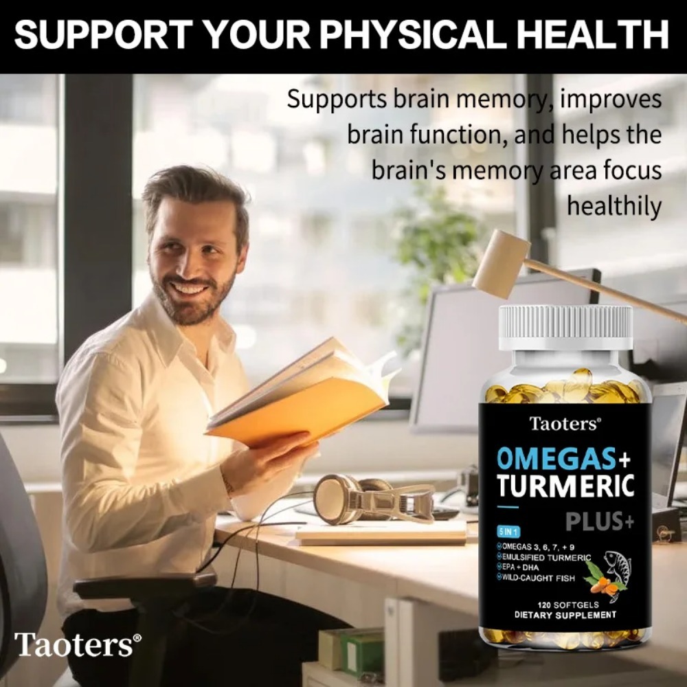 Omega 3 6 9 Supplement Plus -  - Turmeric Curcumin Capsule 评论和价格